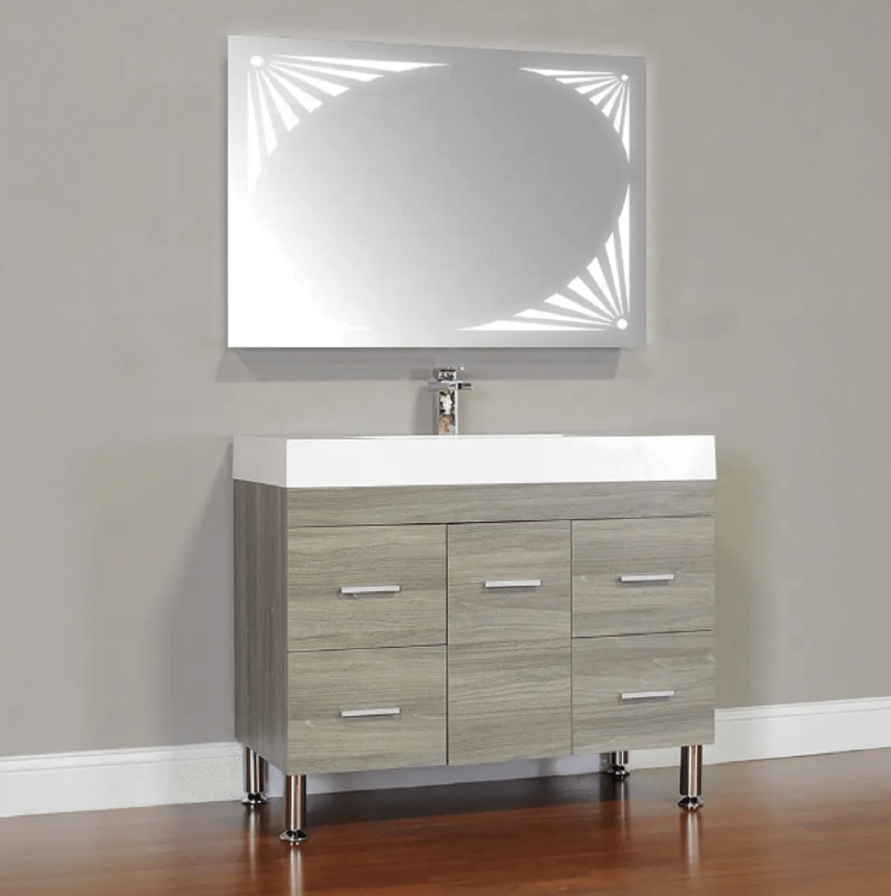 Дзеркало LED (90*70*2,5 см) vz-al-d44