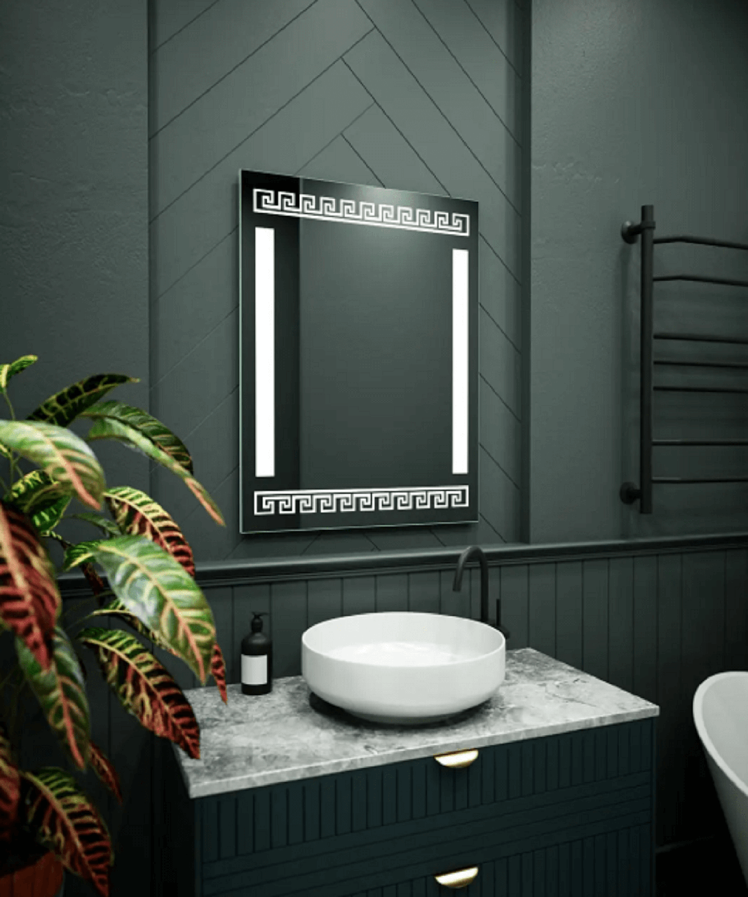 Дзеркало LED (60*80*2,5 см) vz-al-d50