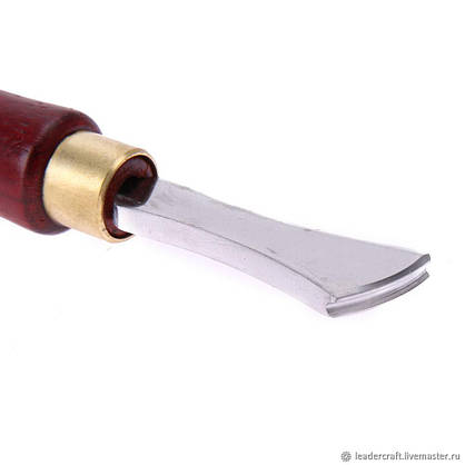 Біговщик 1 мм, кризер паралельний — інструмент для паралельної розмітки (обробки) краю шкіри, фото 2
