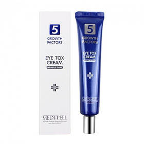 Омолоджуючий ліфтинг-крем Medi-Peel для повік з пептидним комплексом 5 Growth Factors Eve Tox Cream