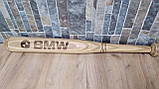 Бейсбольна дерев'яна бита з логотипом авто "BMW", фото 2