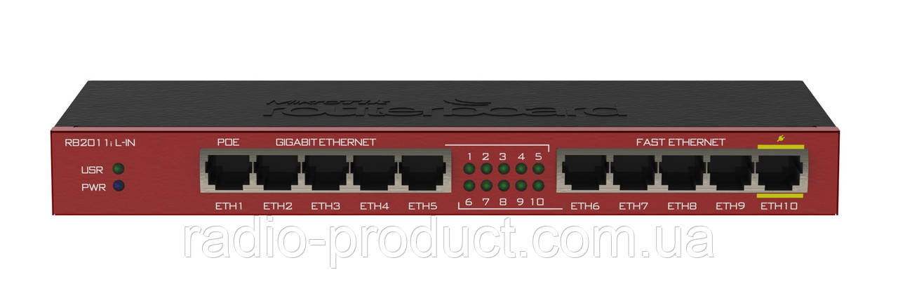 Маршрутизатор MikroTik RB2011iL-IN