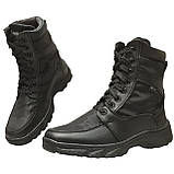 40, 41, 42р. Черевики чоловічі прошиті зимові берці на хутрі чорні (Сгб-22чб), фото 5