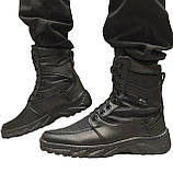 40, 41, 42р. Черевики чоловічі прошиті зимові берці на хутрі чорні (Сгб-22чб), фото 3
