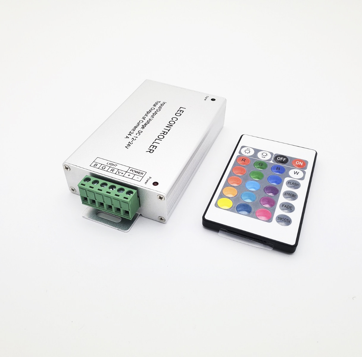 RGB контролер 24A IR інфрочервоний 288W 12-24V 24 кнопки