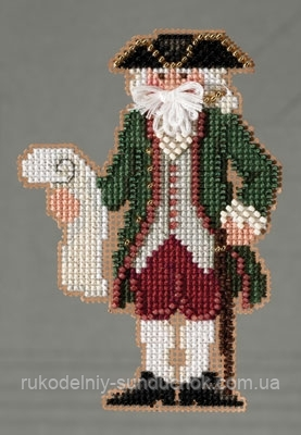 Набір для вишивання "Williamsburg Santa//Вільямсбург Санта" Mill Hill MH203301