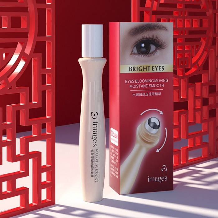 Сироватка для шкіри навколо очей від темних кругів із роликом IMAGES Bright Eyes Eye Blooming Moving Moist end