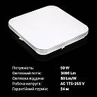 Світильник світлодіодний Biom SMART SML-S01-50/2 3000-6000K 50 Вт з д/у, фото 3