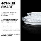 Світильник світлодіодний Biom SMART SML-R22-50/2 3000-6000K 50 Вт з д/у, фото 8