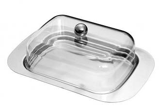 Масленка Empire 18х12 см h10 см нержавейка с акрилом (0726 EM)