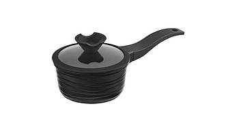 Сотейник Lessner Black Pro з кришкою 1,3 л d16 см алюміній з антипригарним покриттям (55872-16 LS)