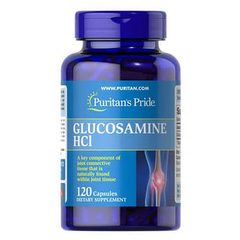 Глюкозамін в капсулах, Puritan's Pride Glucosamine HCl 680 mg 120 капсул