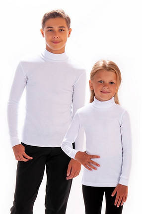 949-18А Біла дитяча водолазка тм АВЕКС розмір 104 см, фото 1