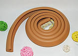 Захисна стрічка на гострі краї меблів - 12 мм. Світло-коричнева (03105), фото 3