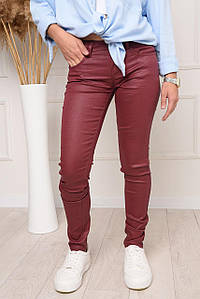 Штани жіночі бордові р.25 149514P