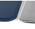Чохол-конверт трансформер для MacBook Air/Pro 13,3" — темно-синій (PU08), фото 9