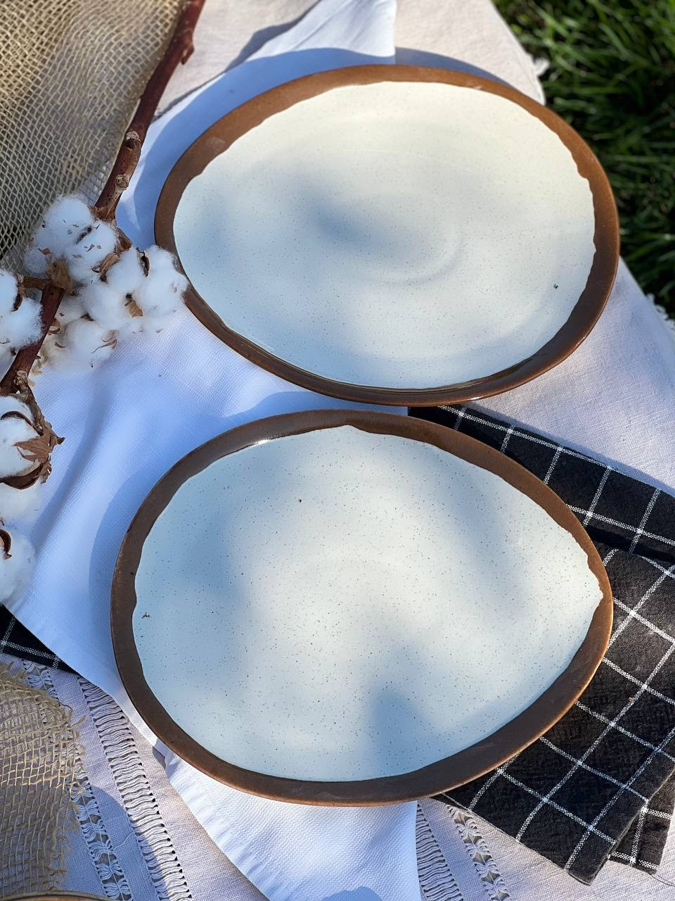 Тарілка “Овальна” 26/22 см, "Мокко лайт"