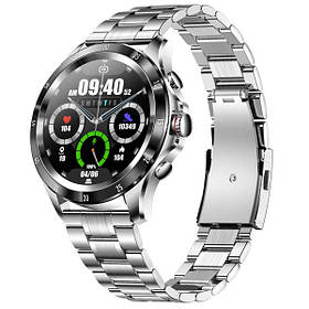 Чоловічий розумний смарт годинник UWatch Smart Terminator New Silver