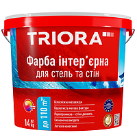 Краска интерьерная для стен и потолков 3,5кг ТМ TRIORA триора