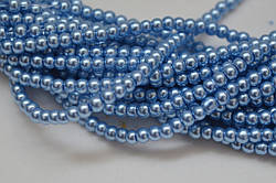 GBP-3/40 Перли скляні 3мм блакитні (низька-220шт)