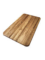 Обідній кухонний дубовий стіл із масиву, БЕЗ ніжок, стільниця з масиву дуба 105×62×3.5 см