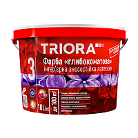 Краска водоэмульсионная глубокоматовая 1,4кг TRIORA триора