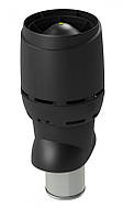 Вентиляційний вихід VILPE® P-200/ІЗ FLOW XL (утеплений) 500, Чорний