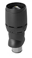 Вентиляційний вихід VILPE® P-200/ІЗ FLOW XL (утеплений) 700, Чорний