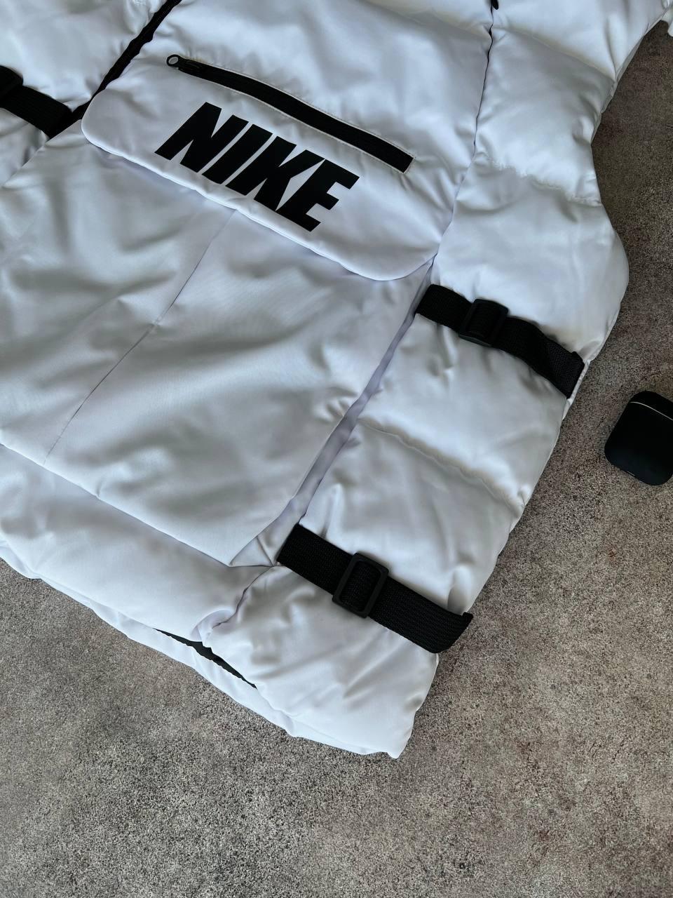Жилет мужской Nike белая безрукавка спортивная весна осень теплая ...
