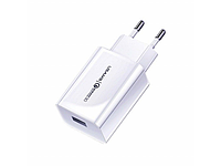 Зарядное устройство Usams T22 QC3.0 single USB 3A White