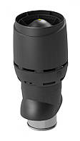 Вентиляційний вихід VILPE® P-250/ІЗ/700 FLOW XL (втеплий) Чорний