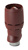Вентиляційний вихід VILPE® P-250/ІЗ/700 FLOW XL (втеплий) Червоний