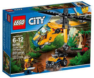 Lego City Вантажний вертоліт дослідників джунглів 60158