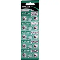 Батарейка LR621/LR60 AG1/1.55 v Suncom Alkaline Battery (Блистер 10шт.)