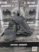 Кросівки тактичні чорні військові Літні чоловічі тактичні кросівки (снікерси) Mil-Tec.
