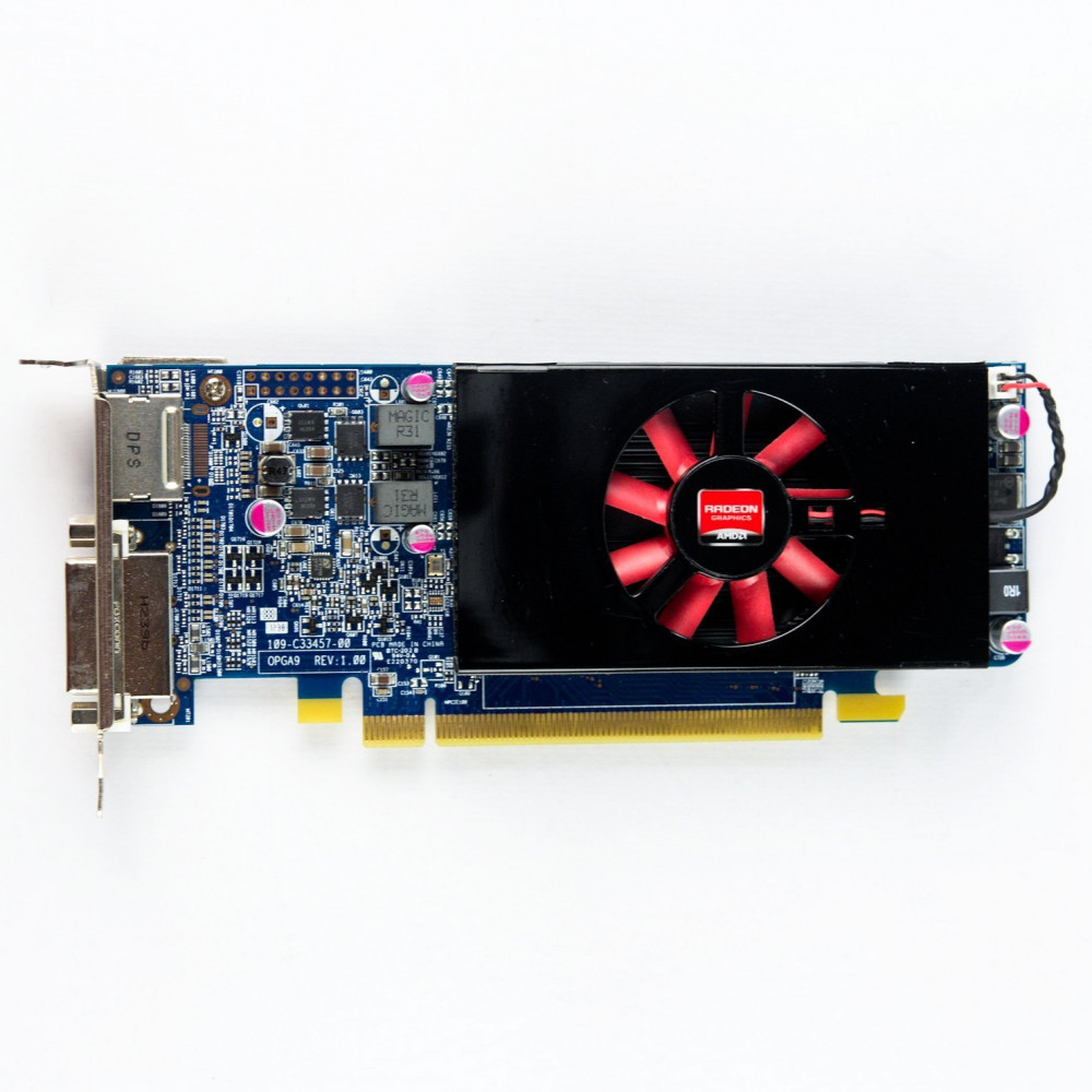 Б/В Відеокарта Radeon HD7570, 1Gb GDDR5, 128-bit, DVI/DP, 650/4000MHz, Low Profile (R5750-PM2D512)  Термін гарантії: 1 міс.