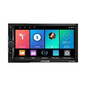 АВТОМАГНІТОЛА 2DIN ANDROID CYCLONE MP-7084A, фото 1
