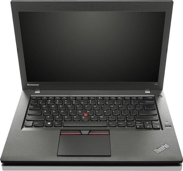 Б/В Ноутбук Lenovo ThinkPad T450, Black, 14.1", Core i5-5300, 4Gb, 128Gb SSD, WiFi, Web, VGA, DP Термін гарантії: 1 міс.