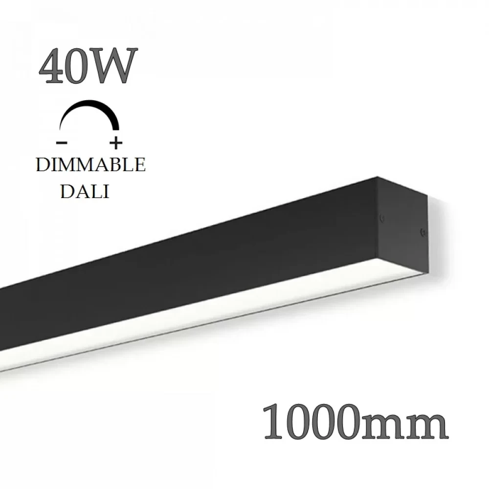 Алюмінієвий LED світильник DALI VL 40W immable 1м