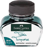 Чорнило для пір'яних ручок Faber-Castell Fountain Pen Ink Bottle Turquoise, 30 мл колір бірюзовий, 149855