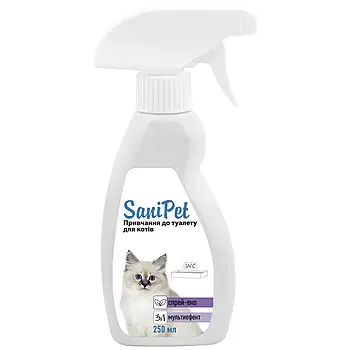 Спрей-притягувач для котів Природа Sani Pet 250 мл (для привчання до туалету)