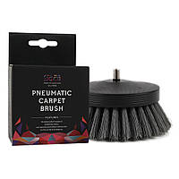 SGCB SGGD236 Pneumatic Carpet Brush Grey 90 mm Насадка на дрель для чистки текстиля средней жесткости, серая