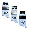 Шкарпетки чоловічі "Adidas". 41-45р. Білі. Високі, теніс, демісезонні., фото 3