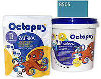 Двухкомпонентная эпоксидная затирка для плитки и мозаики ТМ "OCTOPUS", цвет бирюзовый океан 8505 1,25 кг