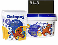 Двухкомпонентная эпоксидная затирка для плитки и мозаики ТМ "OCTOPUS", цвет оливковый 8148 2,5 кг