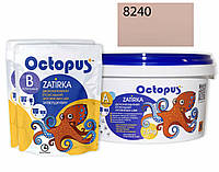 Двухкомпонентная эпоксидная затирка для плитки и мозаики ТМ "OCTOPUS", цвет персиковый 8240 2,5 кг