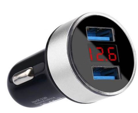 Адаптер Car Charger USB HC6 4915 + вольтметр