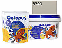 Двухкомпонентная эпоксидная затирка для плитки и мозаики  ТМ "OCTOPUS",  цвет  серый  8390 2,5 кг