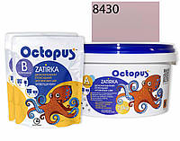 Двухкомпонентная эпоксидная затирка для плитки и мозаики ТМ "OCTOPUS", цвет серо-розовый 8430 2,5 кг