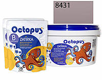 Двухкомпонентная эпоксидная затирка для плитки и мозаики ТМ "OCTOPUS", цвет серо-розовый 8431 2,5 кг